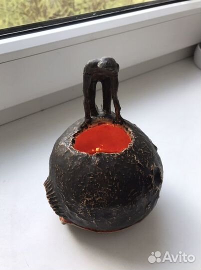 Керамический подсвечник «Планета»