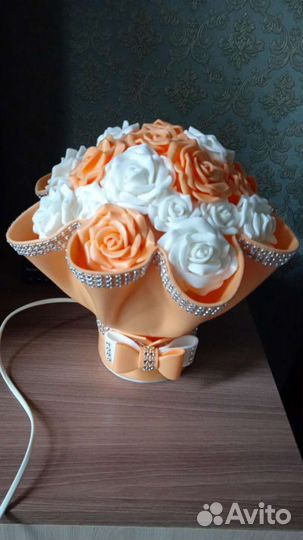 Светильник-ночник, ростовые цветы