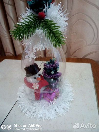 Новогодняя поделка Ёлочная игрушка