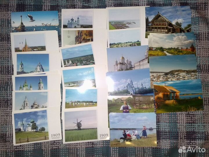 Набор открыток для посткроссинга Архитектура 112шт