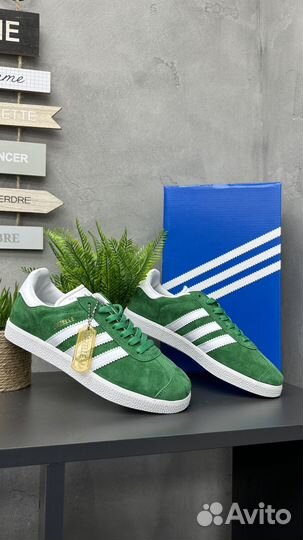 Кеды Adidas Gazelle Green