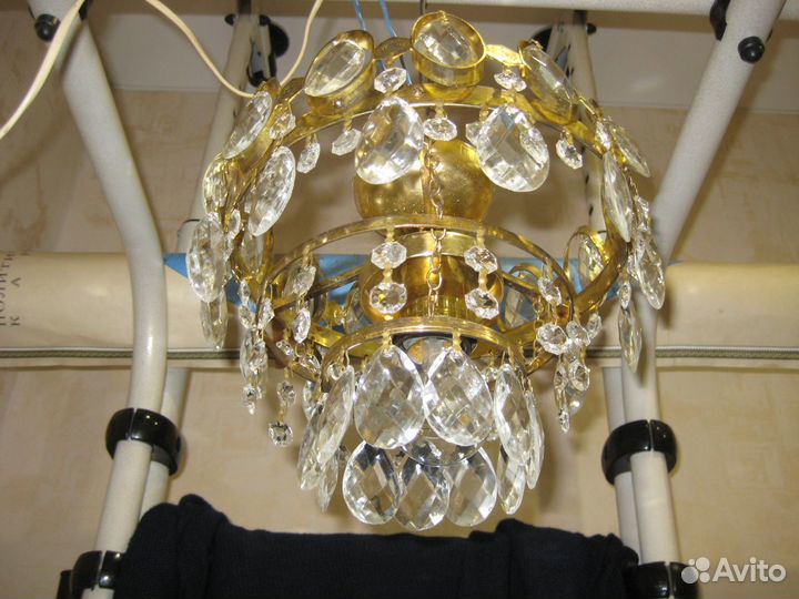 Люстра Чехия хрусталь СССР