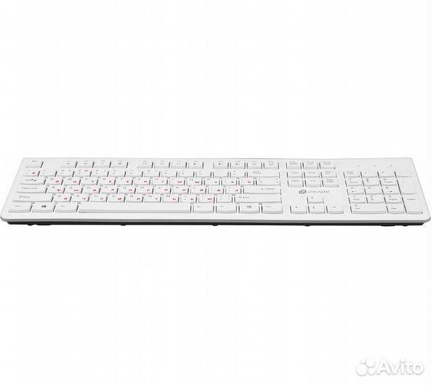Клавиатура Оклик 505M, белый
