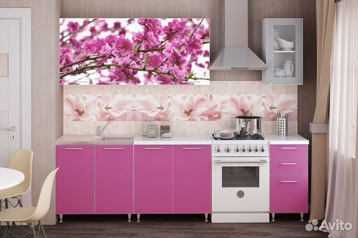 Кух. гарнитур каприче/сакура длина 2,0 м. Доставка
