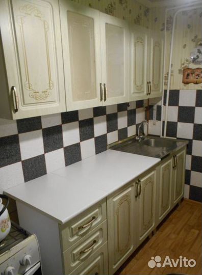 Кухня 2,0 метра мдф Патина мятная