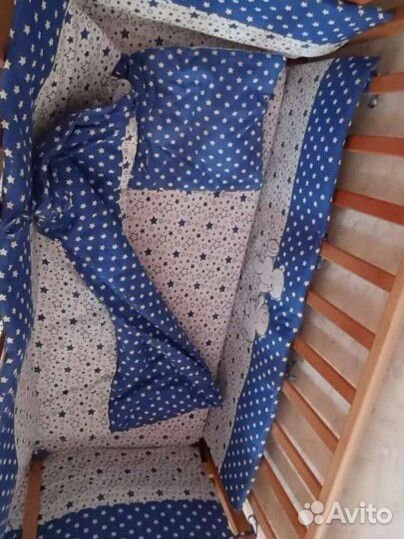 Комплект на кроватку бортиков