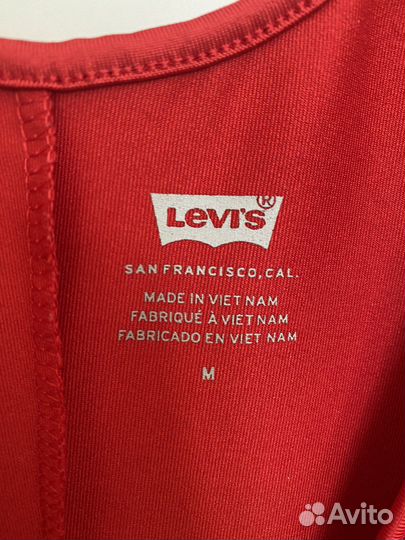 Боди Levi’s, красный, размер М