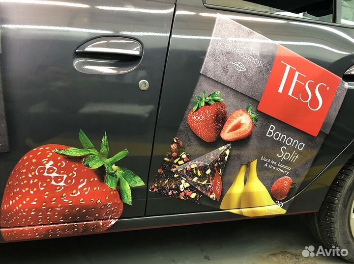 Профессиональная оклейка автомобиля. Реклама