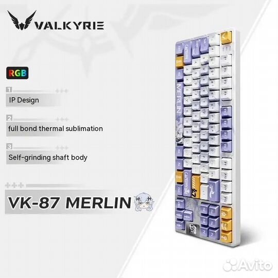 Механическая аниме клавиатура Valkyrie Vk87/V99