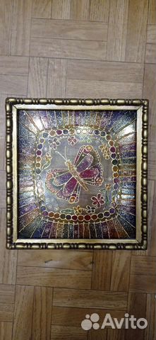 Картина на стекле. Авторская работа