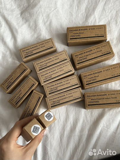 Zielinski rozen духи black pepper, vanilla blend