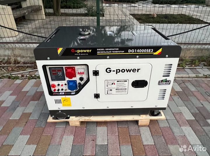 Дизельный генератор 12 kW G-power