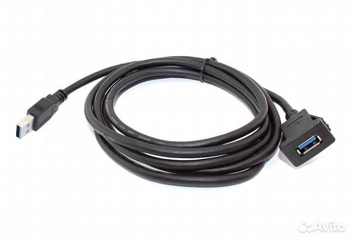 Кабель с разъемами USB 3.0 мама - папа 2 м