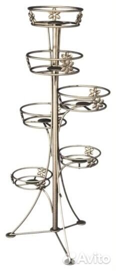 Подставка для цветов напольная металлическая