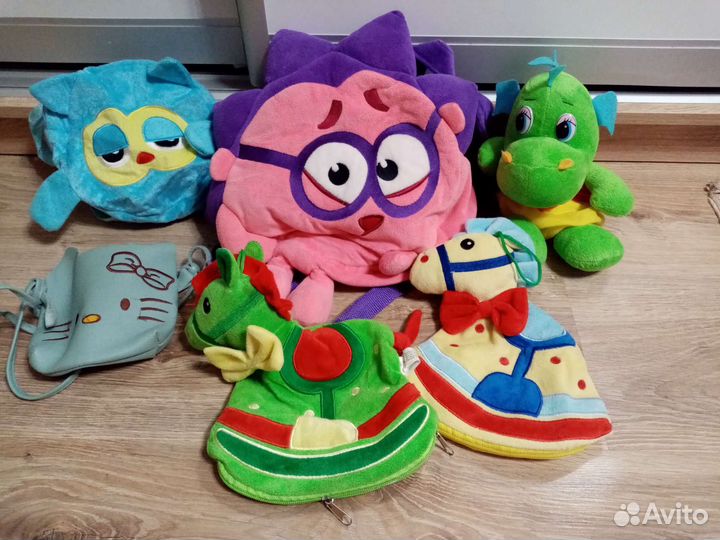Игрушки рюкзачки-сумочки