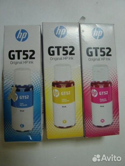 Чернила HP GT52 для мфу и принтеров