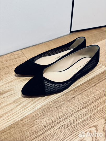 Балетки натуральная замша