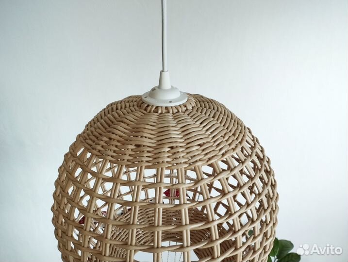 Плетеный светильник Воздушный шар для детской