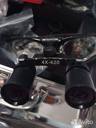 Бинокулярные очки увеличительные с подсветкой