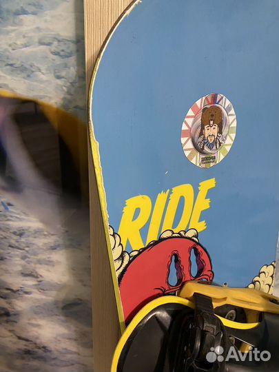 Сноуборд комплект 120, крепление, ботинки 35