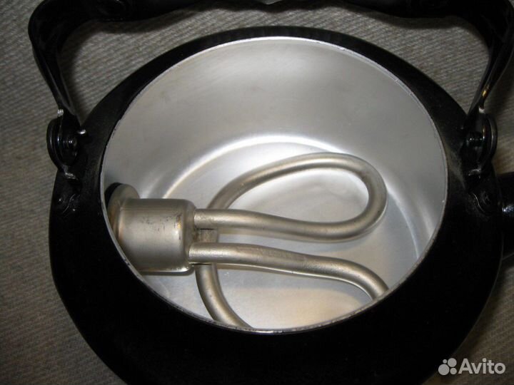 Электрический чайник СССР роспись рабочий новый