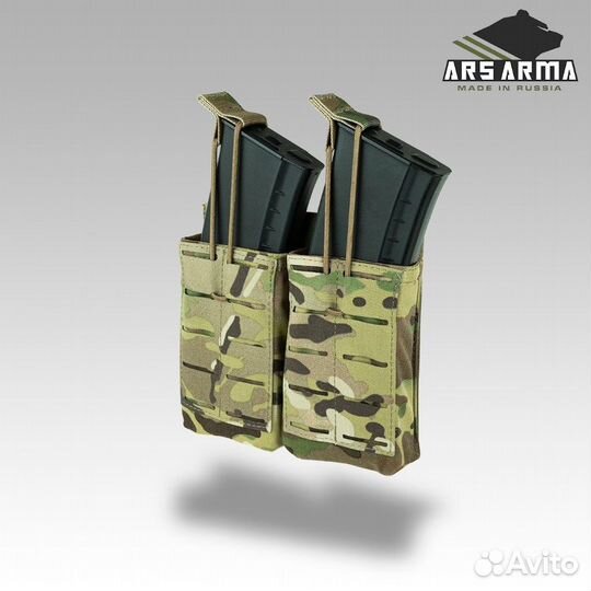 Подсумок Ars Arma Штурмовой 2.0 на 2 магазина LC