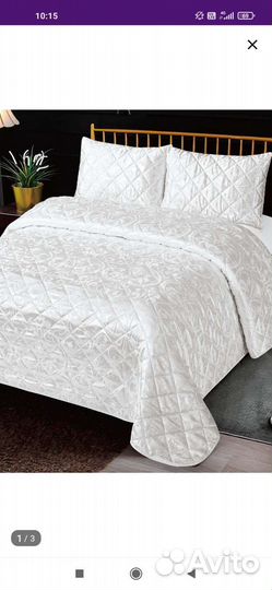 Покрывало на кровать и 2 наволочки
