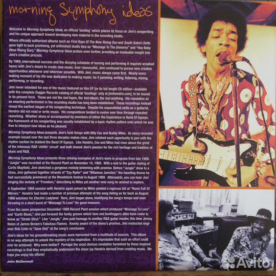 Jimi Hendrix/Morning Symphony.EP, Lim edit.EU