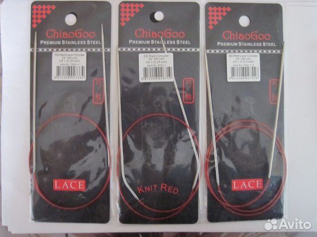 Спицы GhioGoo, пряжа