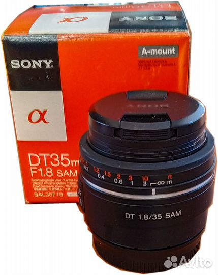 Объектив sony a DT-1.8/35 mm