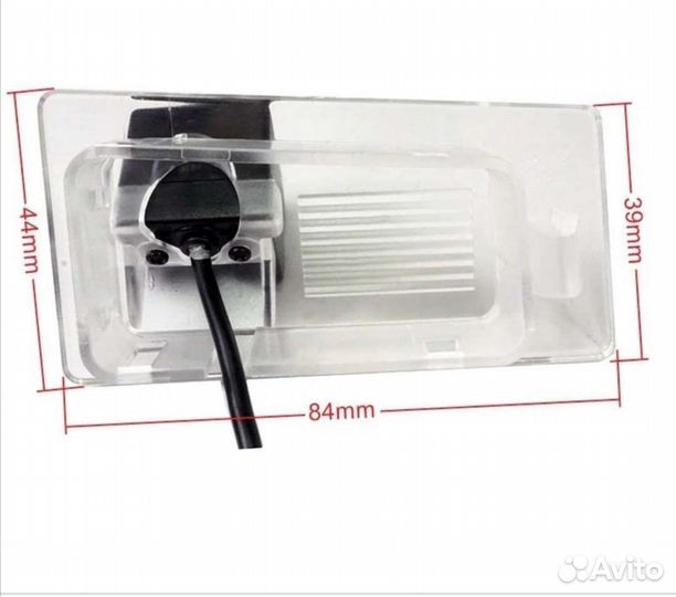 Под камеру заднего вида в штатное место (солярис)