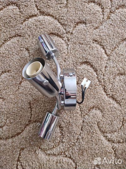 Светильник потолочный бу, 3x, цоколь e14