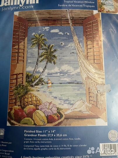 Набор для аышивпния крестом от фирмы Жанлин