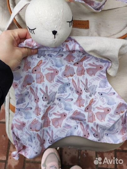 Зайка комфортер, зайчик сплюша