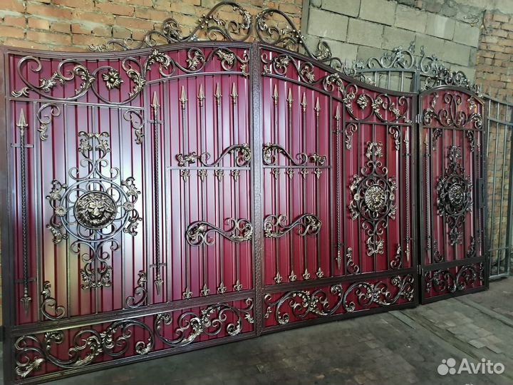 Ворота с калиткой