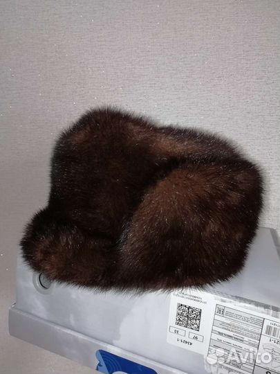 Норковая шапка мужская