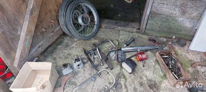 Запчасти мопед СССР карпаты дельта рмр 24 разбор