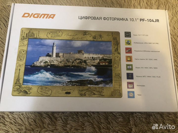 Новая Цифровая фоторамка Digma PF- PF104JR