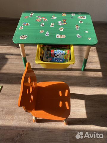 Детский стол и стул