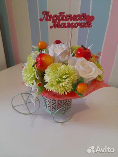 Цветы из мыла