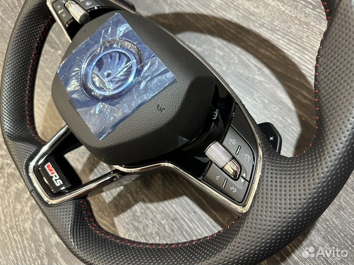 Спорт руль skoda 2021 MQB подогрев лепестки