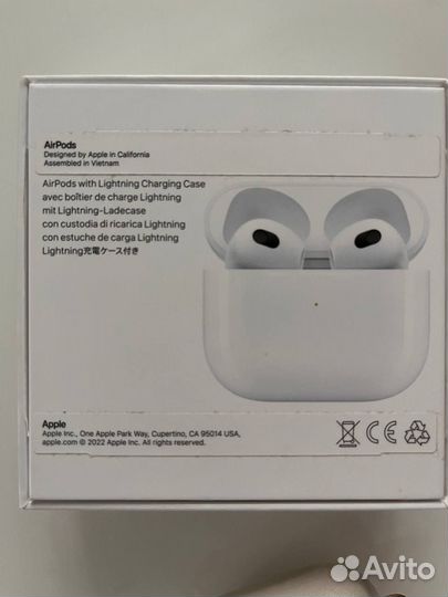 Наушники apple airpods 3