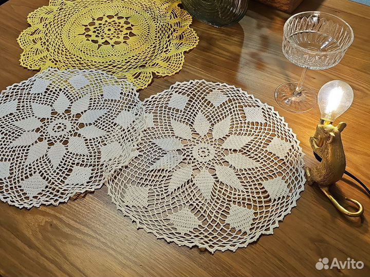 Салфетки вязаные крючком