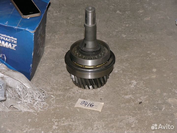 Вал кпп камаз первичный (с делителем) в сборе (вал