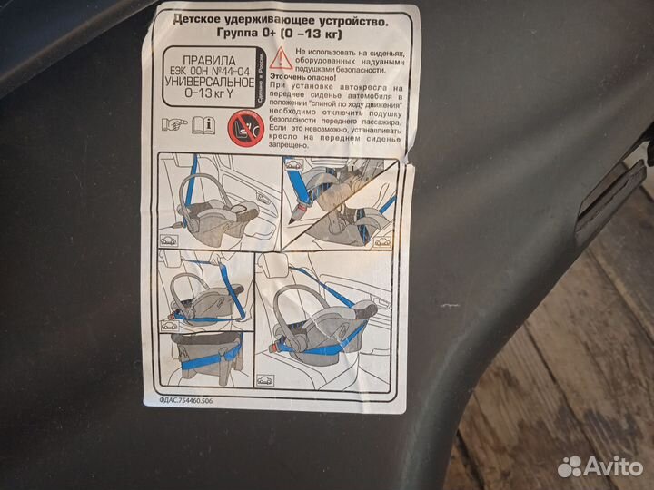 Детское автокресло от 0