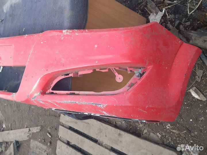 Бампер передний на opel astra h хэтчбек