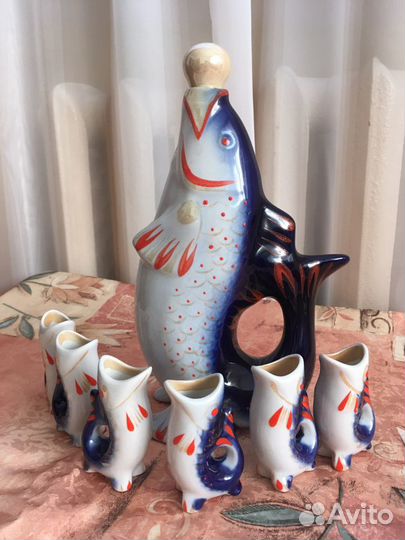 Графин со стопками «Рыбка»