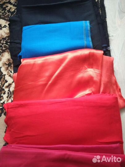 Отрез ткани ссср(штапель, ситец, шёлк и др)