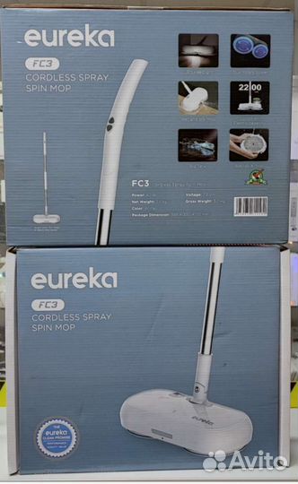 Eureka cordless spray fc3 spin mop