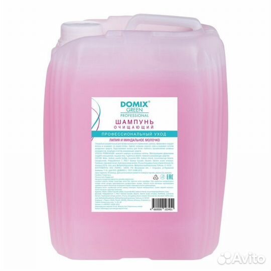 Domix Шампунь для волос Лилия и миндальное молочко